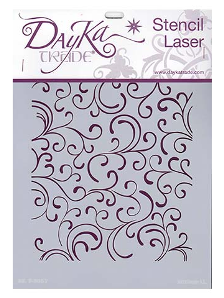 Plantilla Espirales 21x30cm - Dayka Trade 1