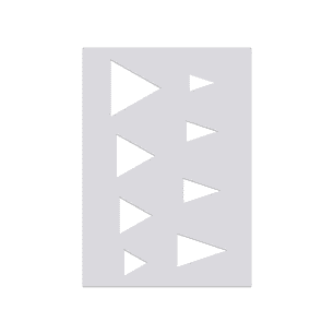 Plantilla Arcilla Polimérica - Triángulos