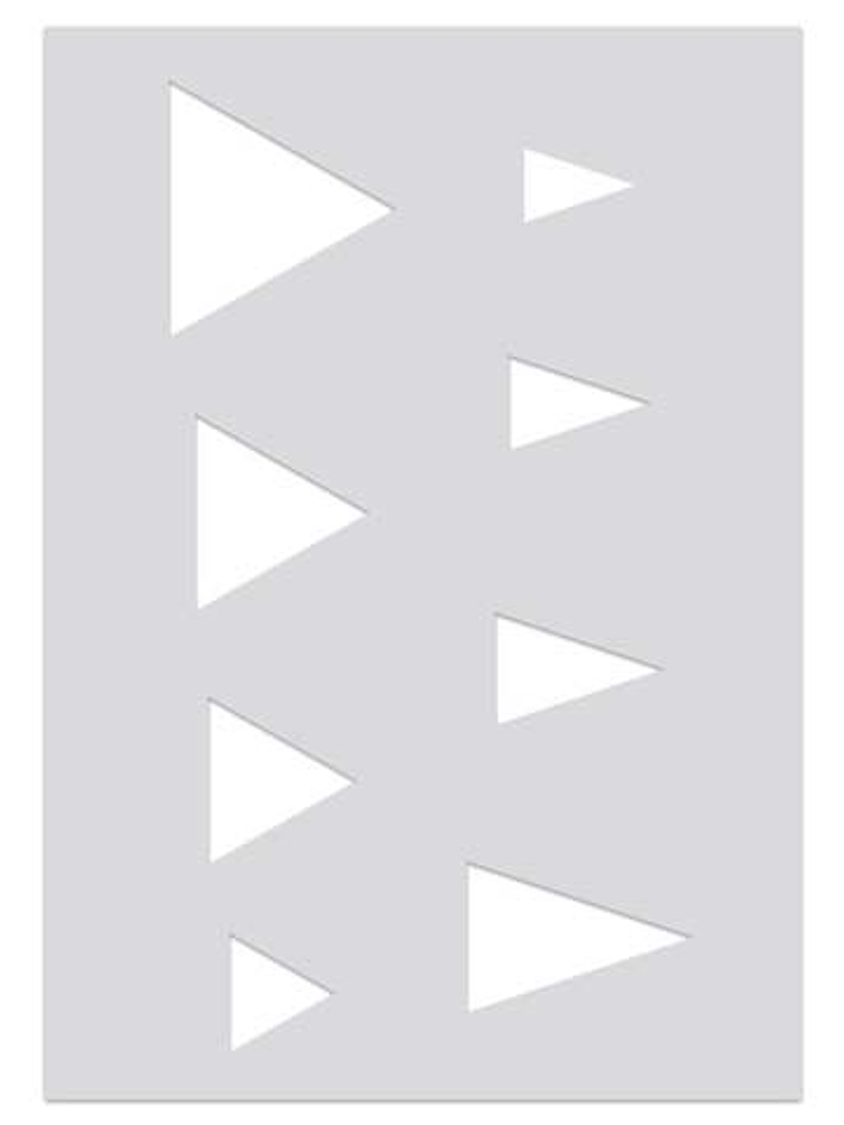 Plantilla Arcilla Polimérica - Triángulos 1