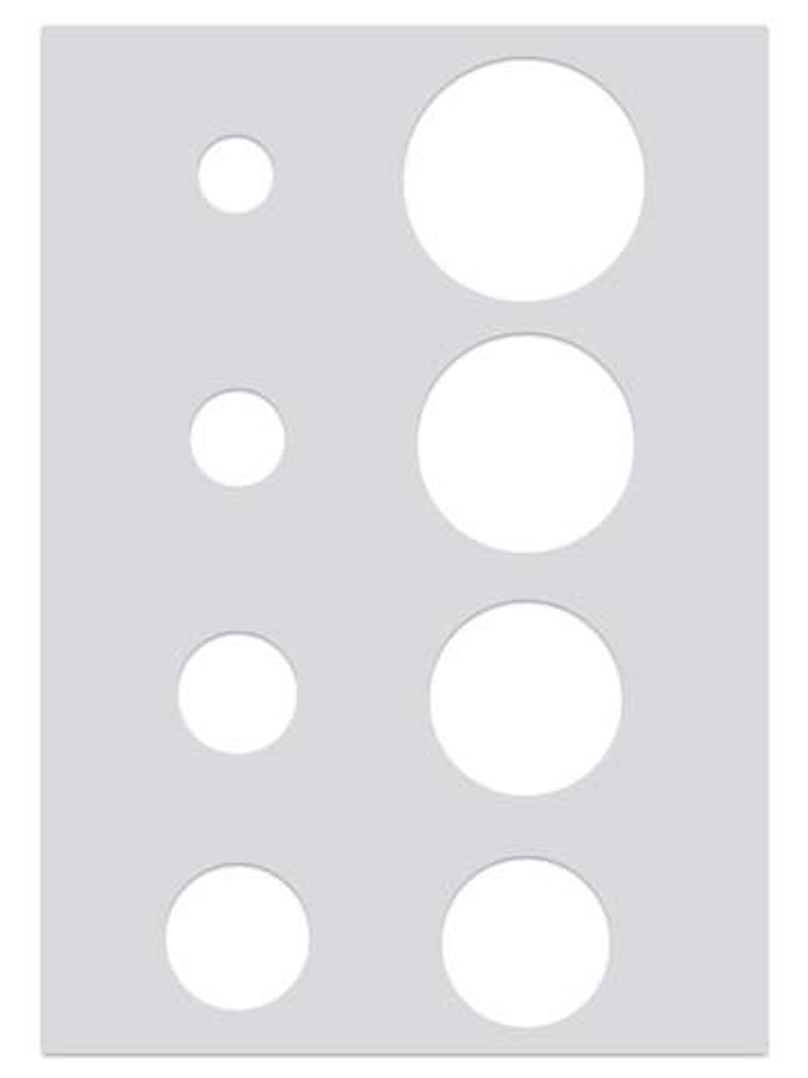 Plantilla Arcilla Polimérica - Círculos 1