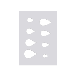 Plantilla Arcilla Polimérica - Gotas