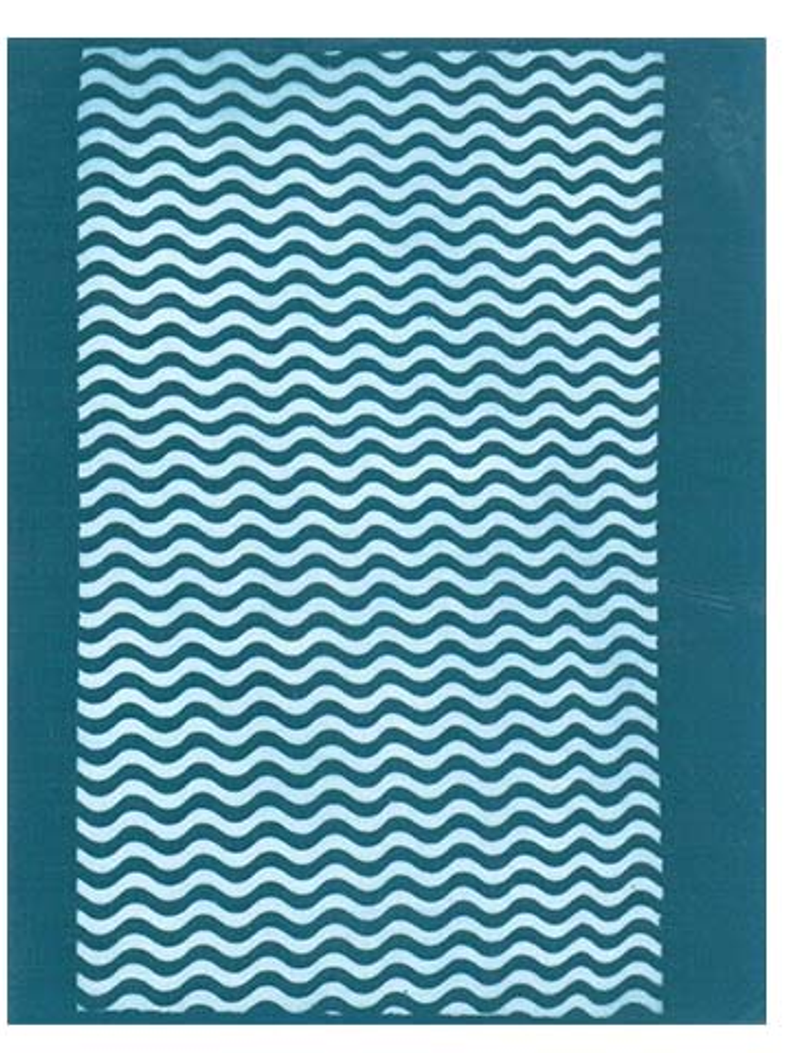 Plantilla para Pintar Arcilla Polimérica - Ondas 1