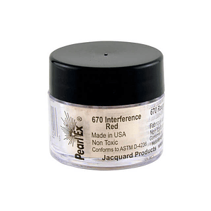 Pearl Ex - 670 Rojo Tornasolado 3gr