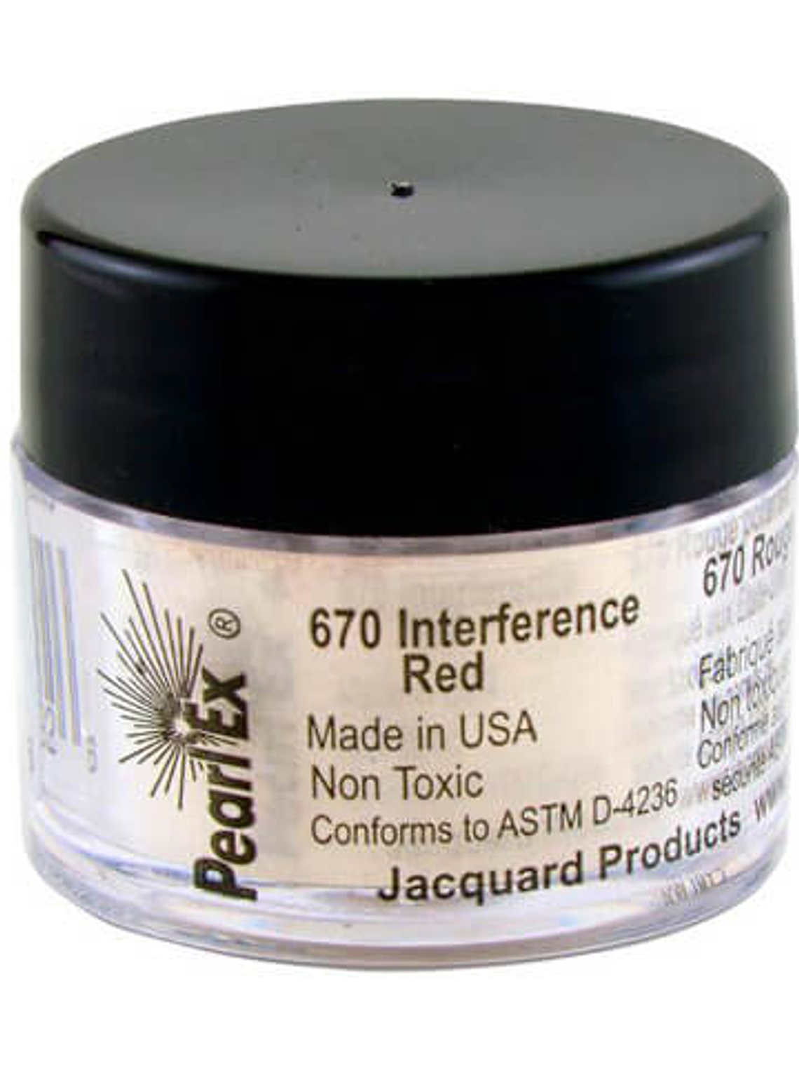 Pearl Ex - 670 Rojo Tornasolado 3gr 1