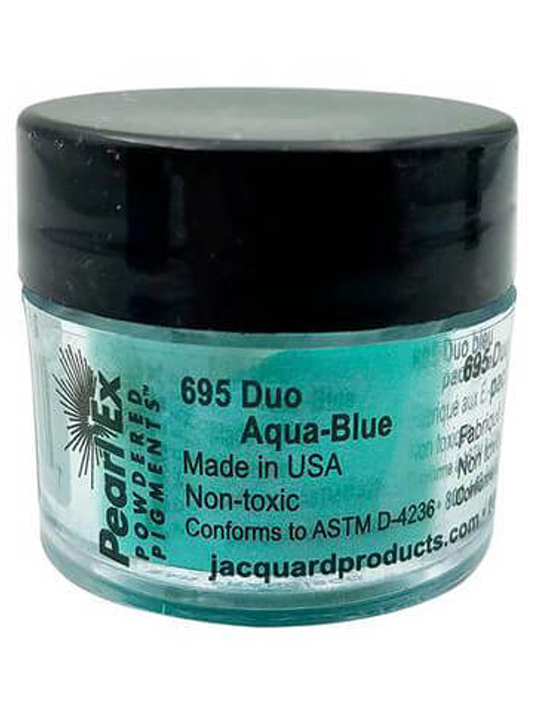 Pearl Ex - 695 Dúo Aqua Azul 3gr 1