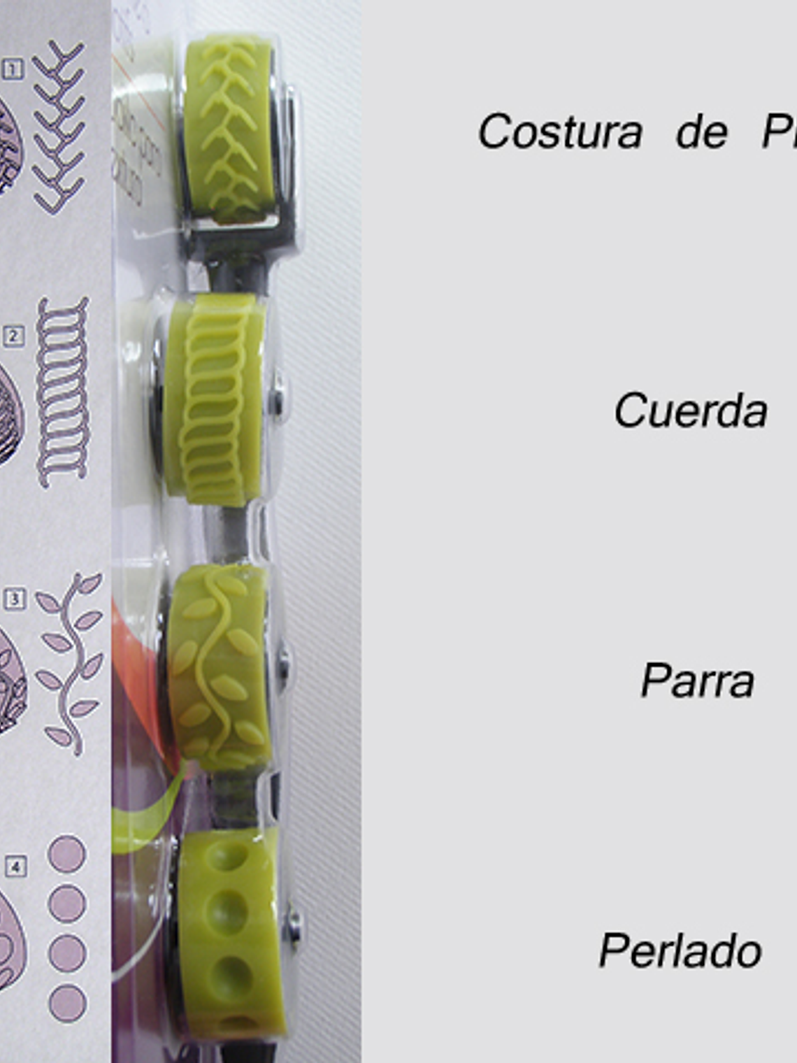 Rodillo para textura - Sculpey 2