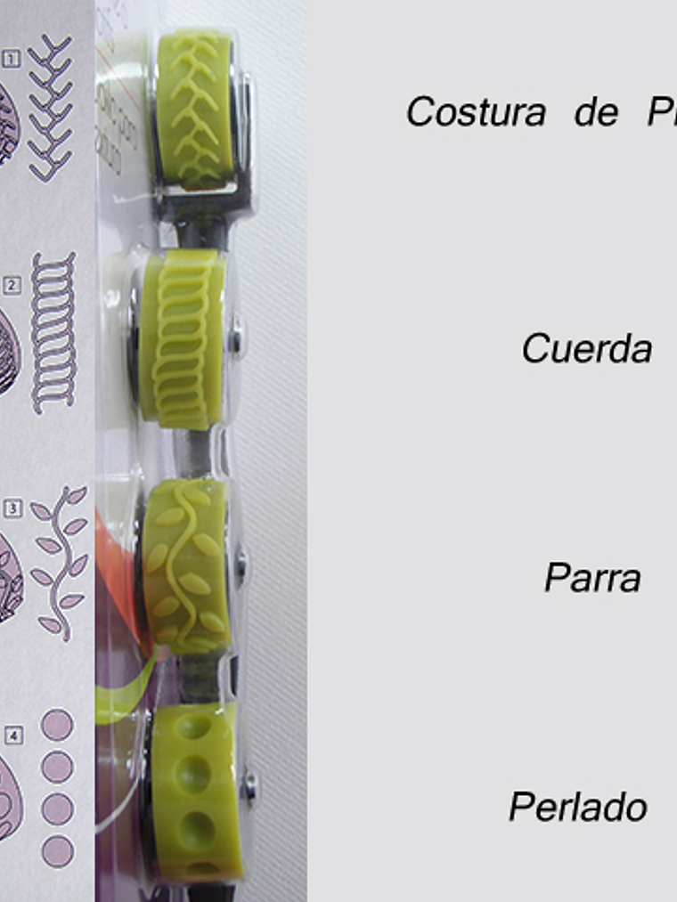 Rodillo para textura - Sculpey 2