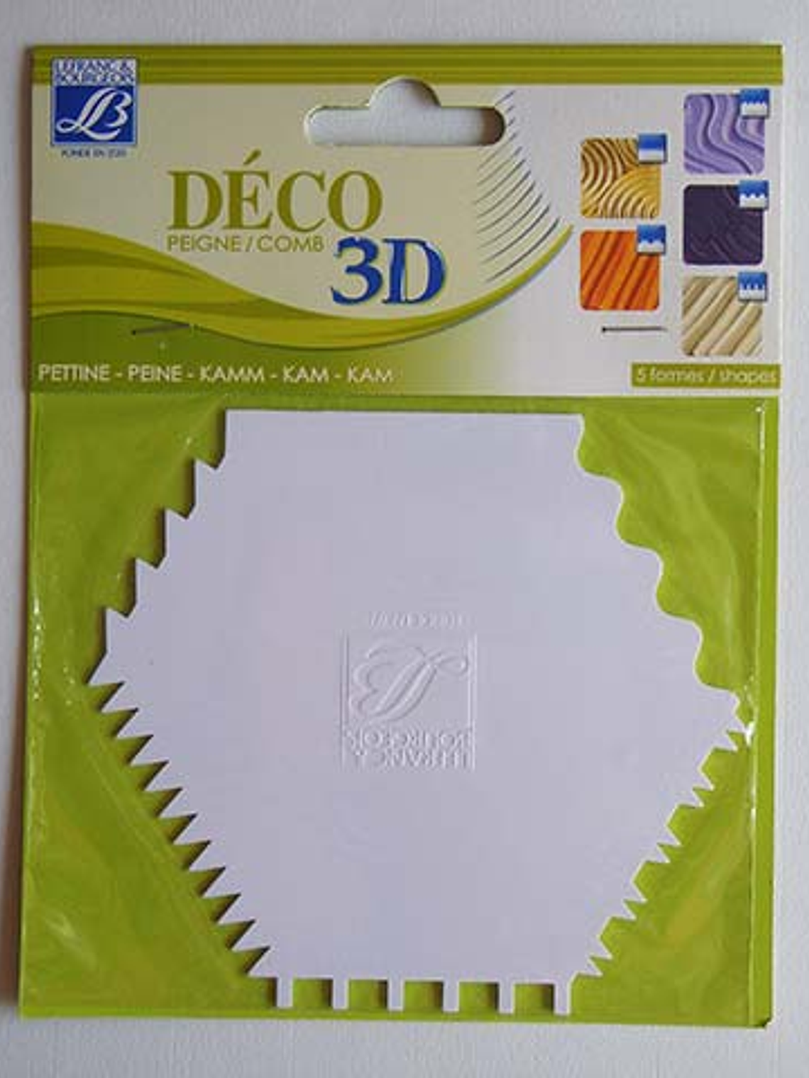 Peine 5 Texturas - Deco 3D 2