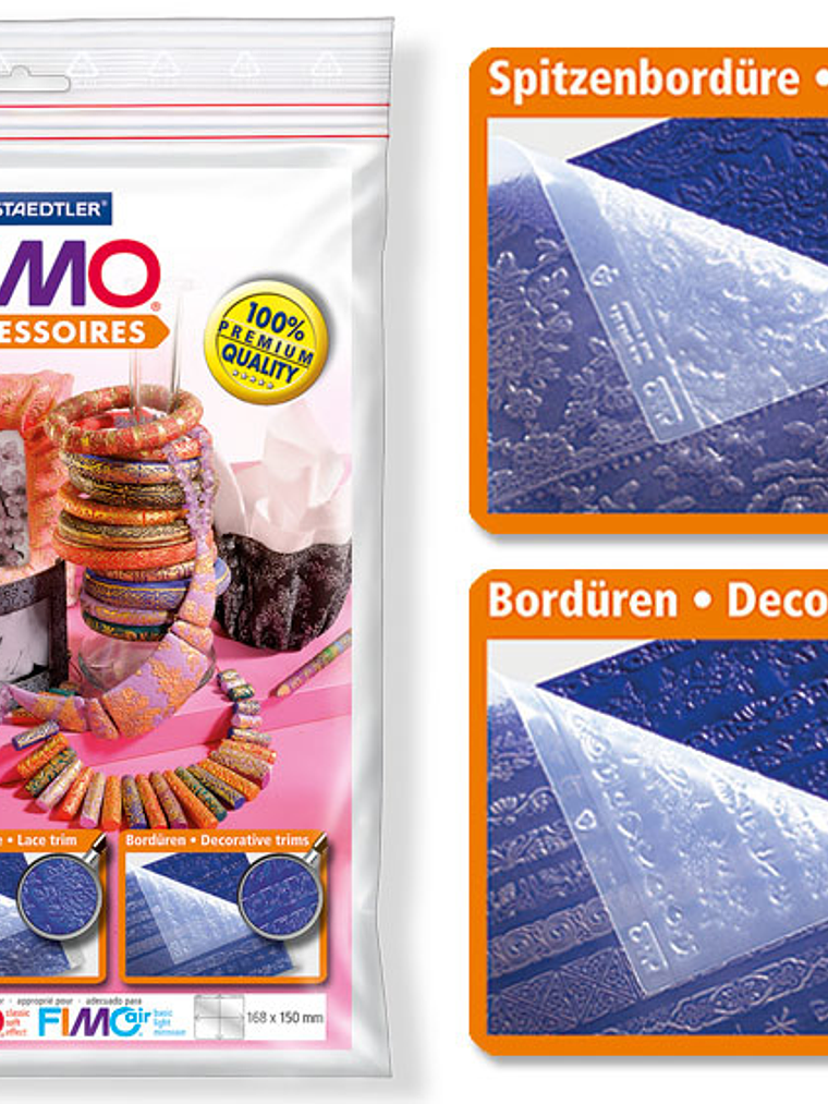 Texturas Encajes y Cenefas - Fimo 2