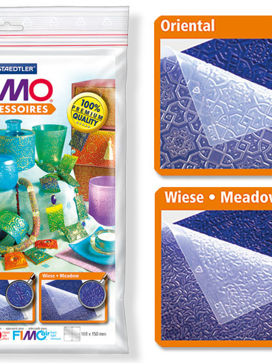 Texturas Oriental y Pradera - Fimo 2