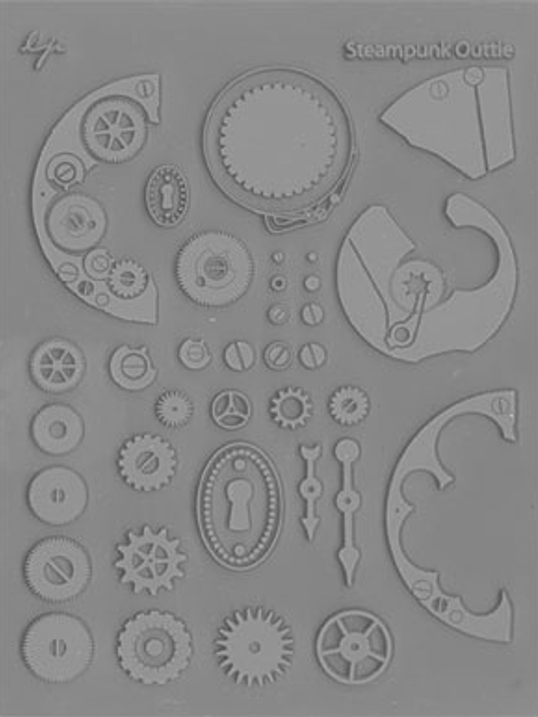 Set de texturas de 2 moldes - Steampunk (Lisa Pavelka) 2