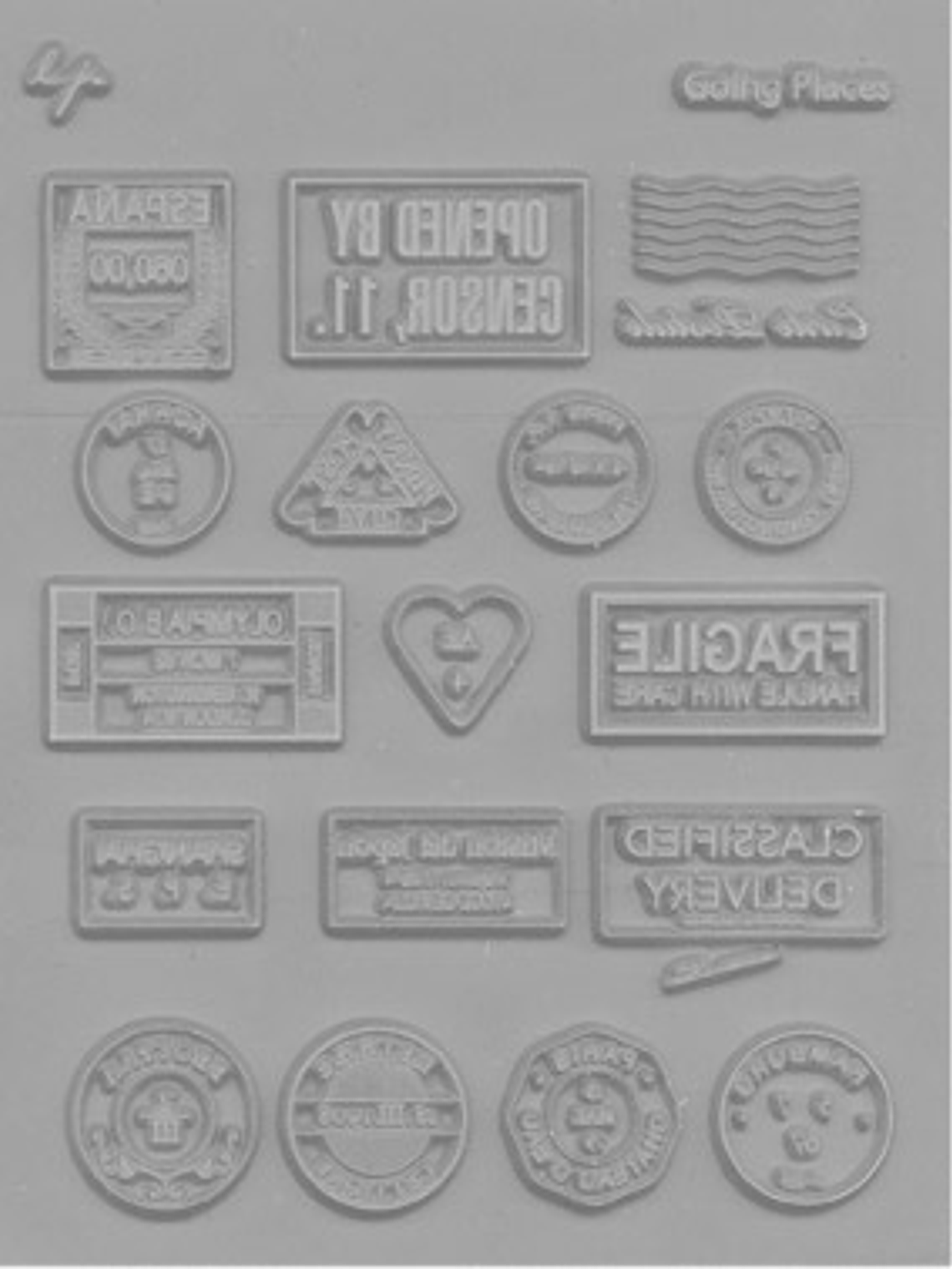 Set de texturas de 2 moldes - On The Road (Lisa Pavelka) 2