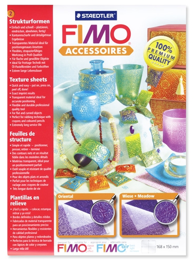 Texturas Oriental y Pradera - Fimo 3