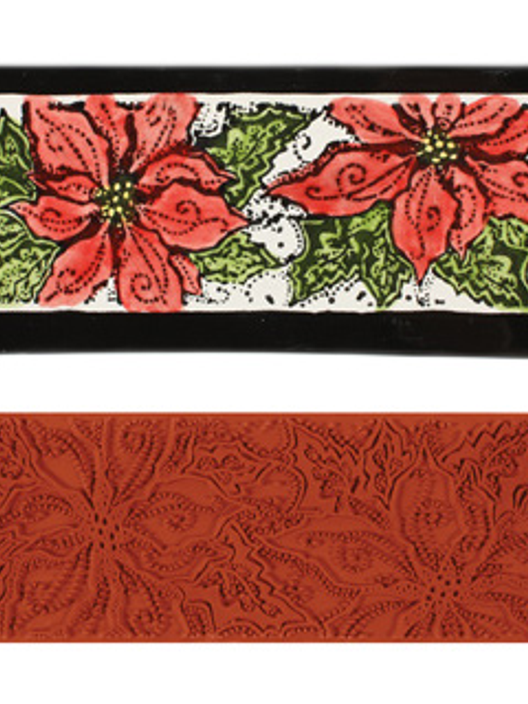 Sello Estampación Mayco - Flor de Pascua 1