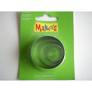 Set 3 cortadores redondos de Makin’s