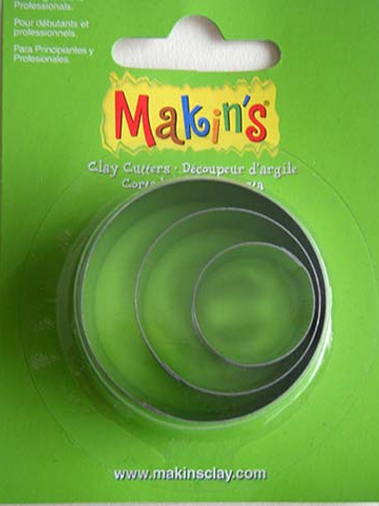 Set 3 cortadores redondos de Makin’s 1