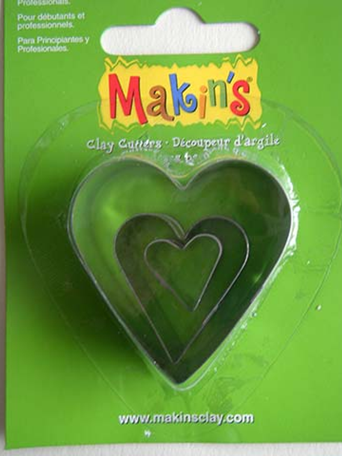 Set 3 cortadores corazón de Makin’s 1