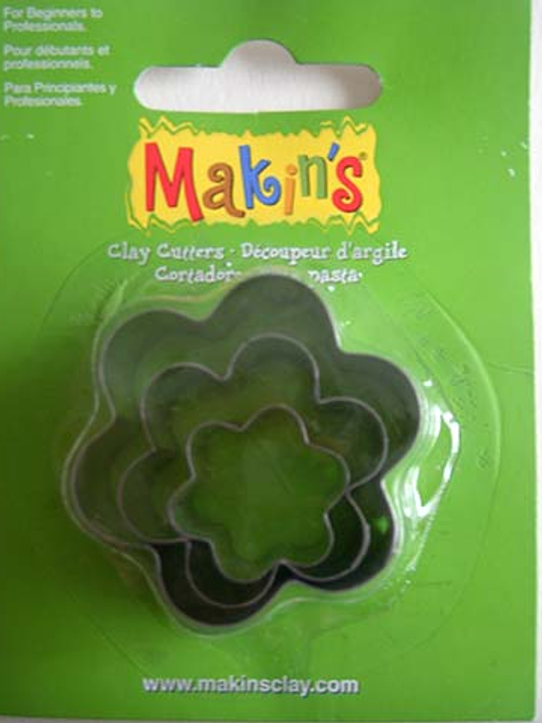 Set 3 cortadores flor de Makin’s 1