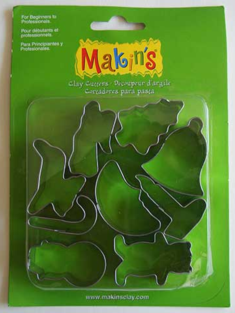 Set 9 cortadores Navidad B de Makin's 1