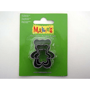 Set 3 cortadores Osito de Makin's