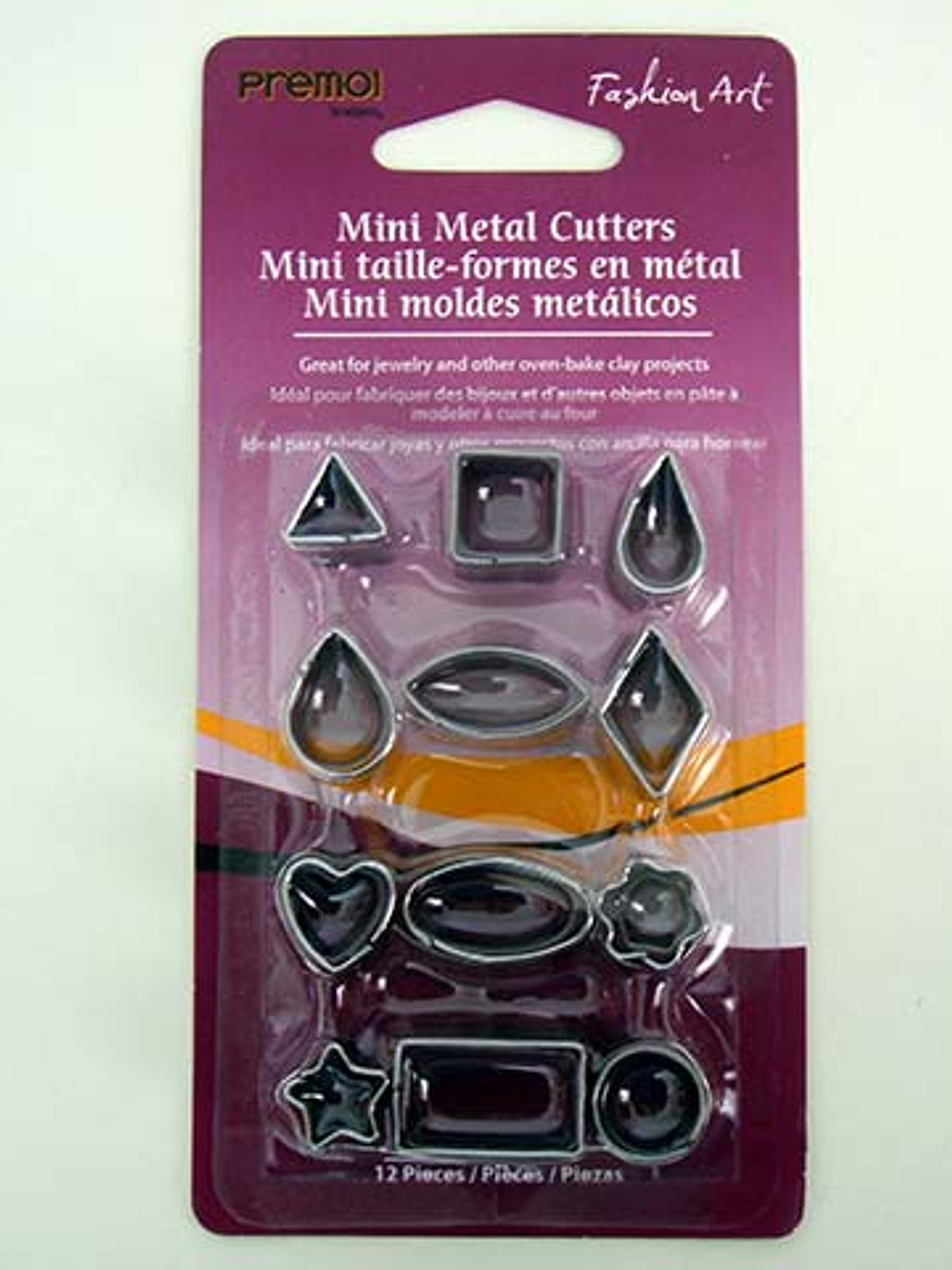 Set 12 minicortadores Formas Geométricas - Sculpey 1