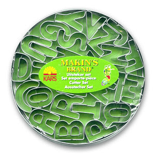 Set cortadores Alfabeto Makin's