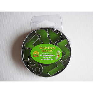 Set cortadores Números Makin's