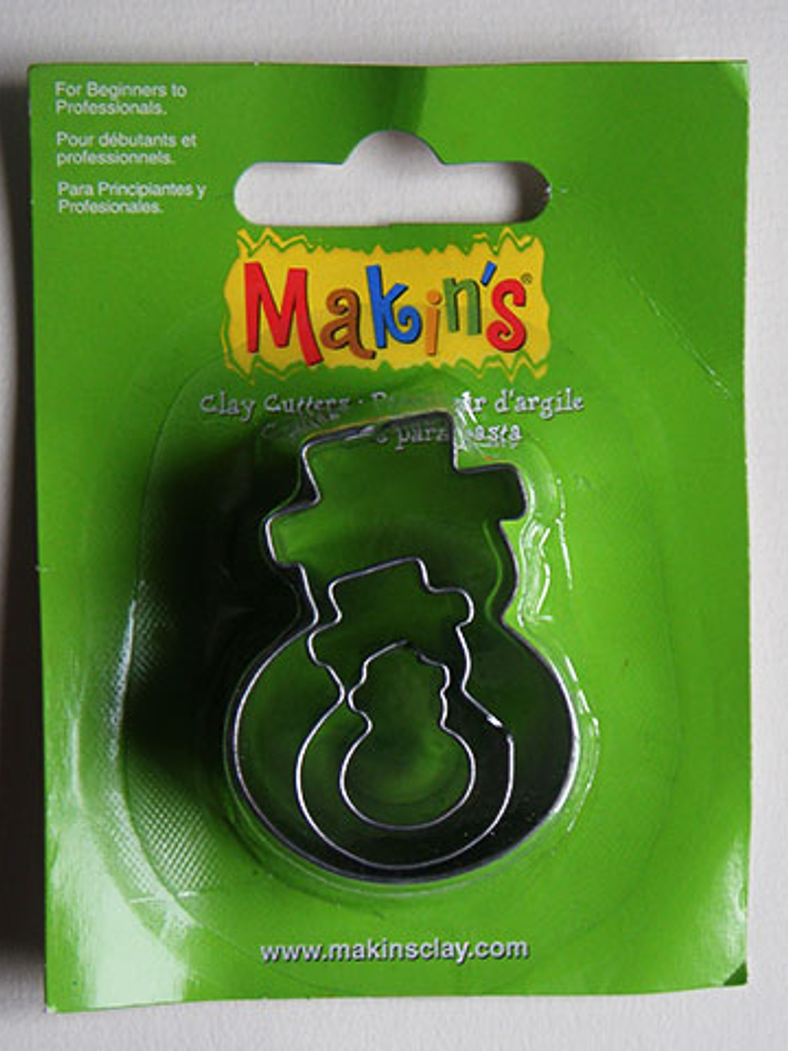 Set 3 cortadores Muñeco Nieve de Makin's 1