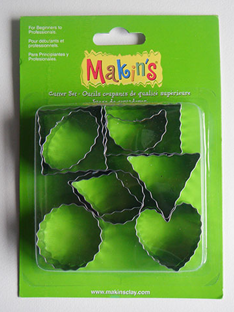 Set 9 cortadores Figuras Geométricas Onduladas 1