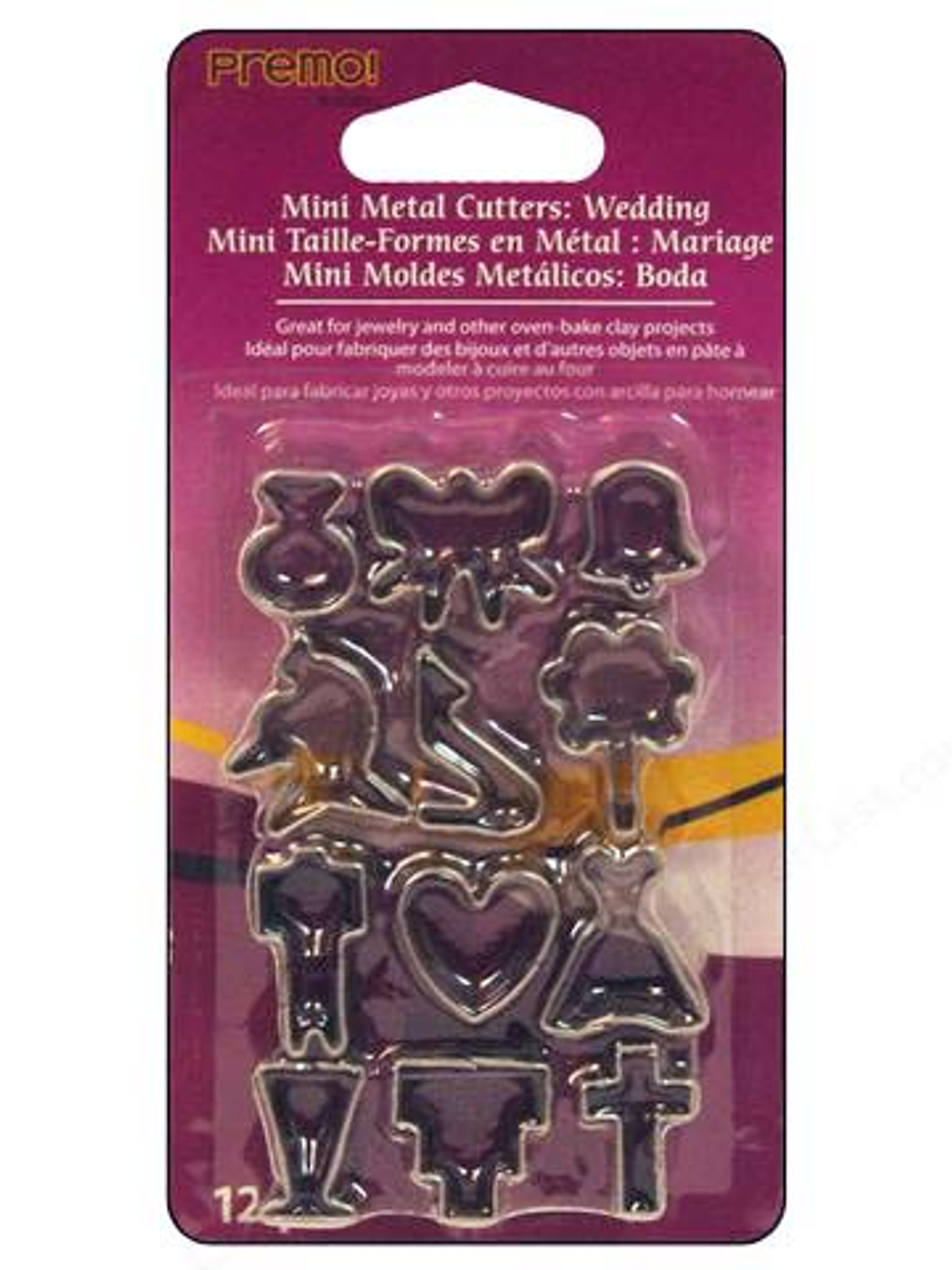 Set 12 minicortadores Boda - Sculpey 1