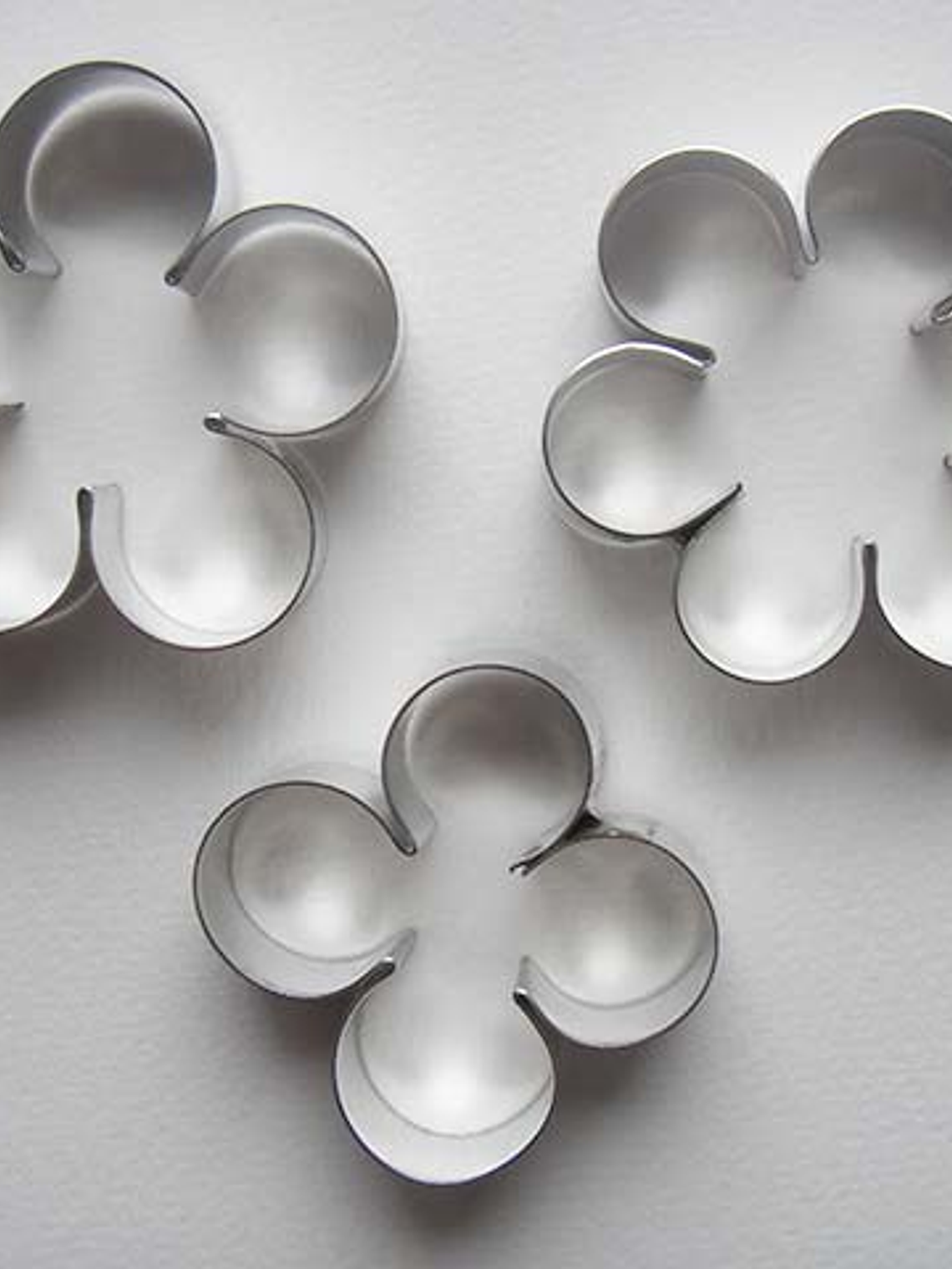 Set 3 cortadores - Flor no me olvides (4, 5 y 6 pétalos) 1