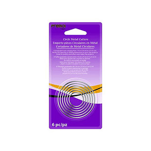 Set 6 Cortadores Graduales forma Circular - Sculpey