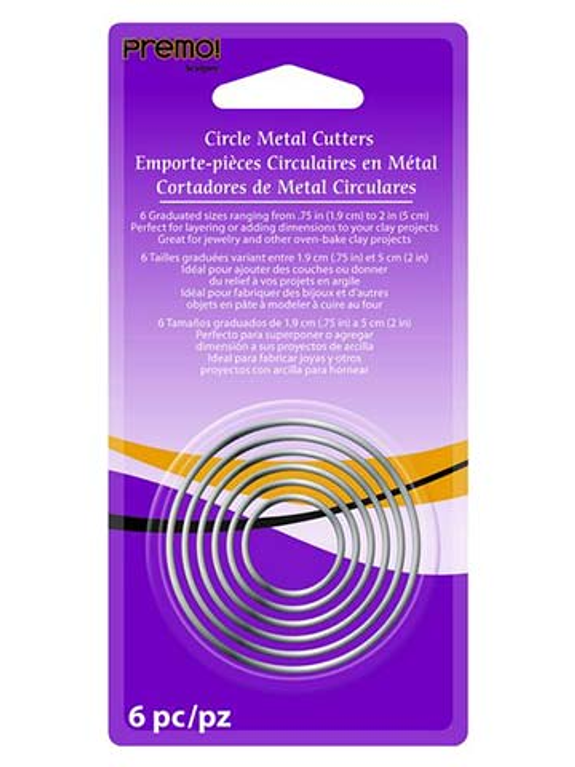 Set 6 Cortadores Graduales forma Circular - Sculpey 1
