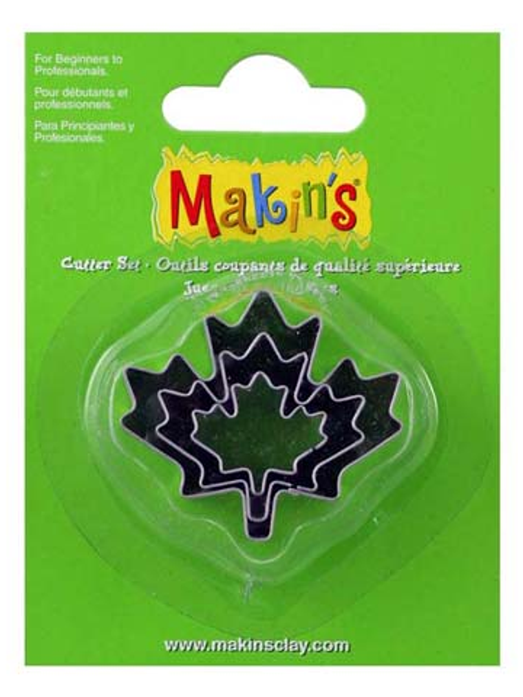 Set 3 cortadores hoja de arce de Makin’s 1