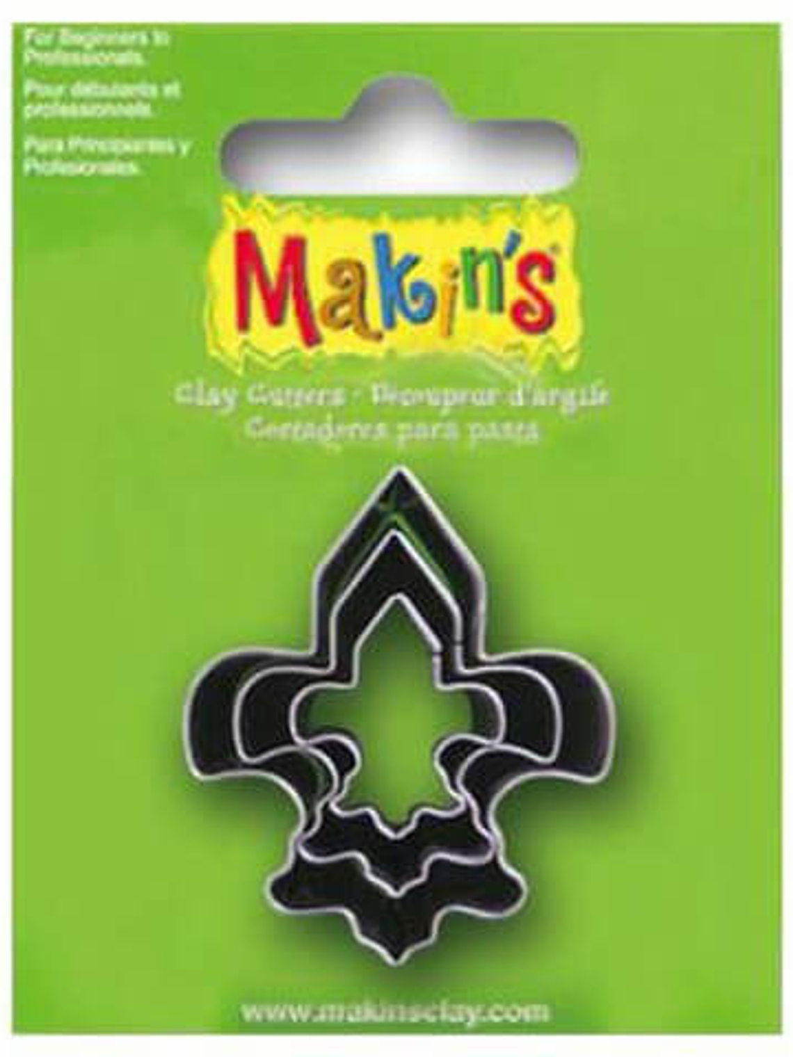 Set 3 cortadores flor de lis de Makin's 1