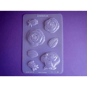 Molde Flexible Rosas - Fimo