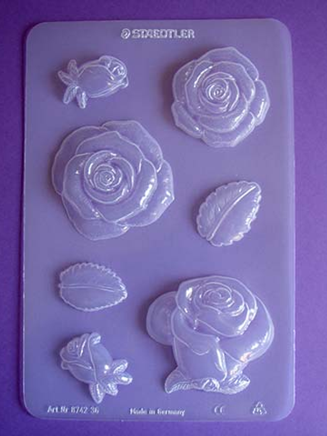 Molde Flexible Rosas - Fimo 1