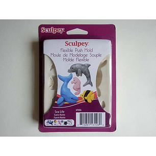 Molde Flexible Especie Marina - Sculpey