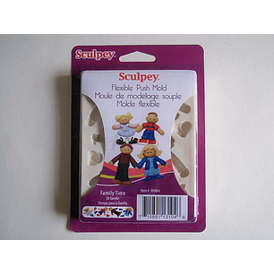 Molde Flexible Tiempo para la Familia - Sculpey