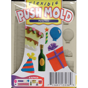 Molde Flexible Cumpleaños - Sculpey