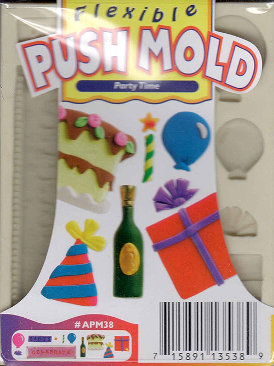 Molde Flexible Cumpleaños - Sculpey 1