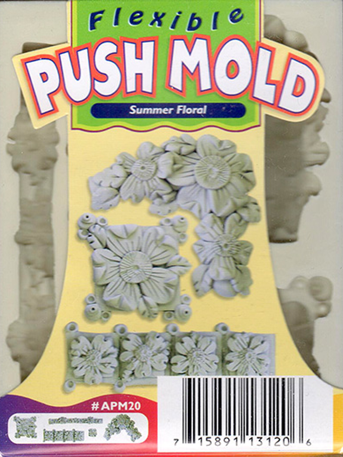 Molde Flexible Flores de Verano - Sculpey 1