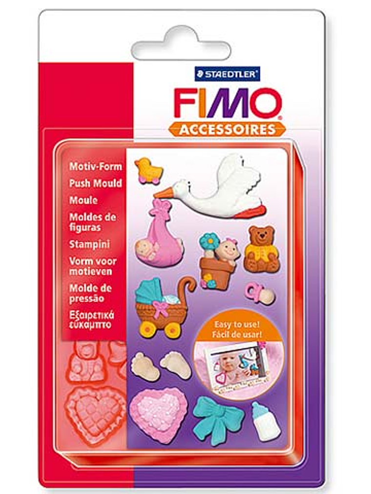 Moldes de figuras - Bebé - Fimo 1