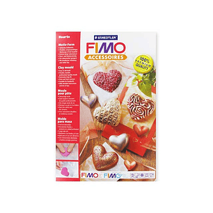 Molde Flexible Corazones - Fimo