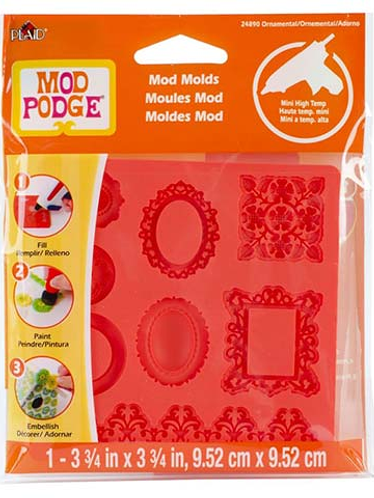 Molde Silicona Mod Podge - Marcos 1