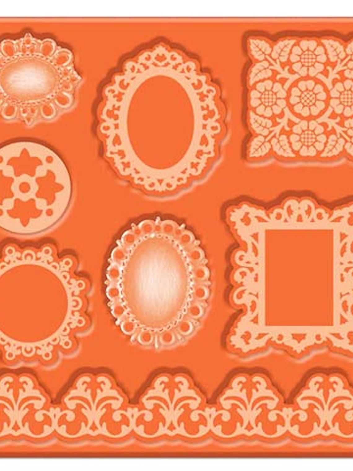 Molde Silicona Mod Podge - Marcos 2