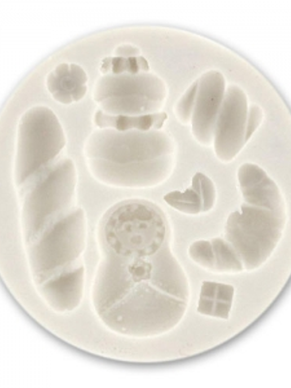 Molde Silicona WeMoule - Matrioska y sus golosinas 1