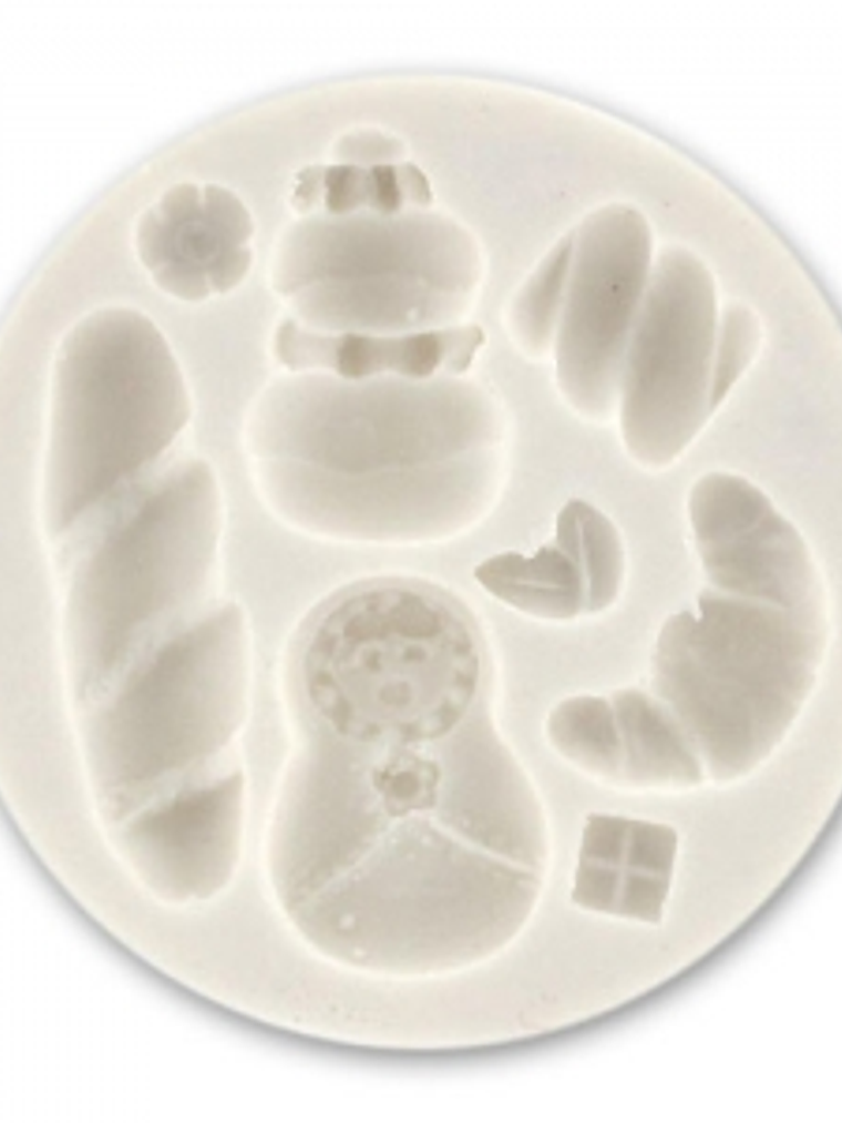 Molde Silicona WeMoule - Matrioska y sus golosinas 1