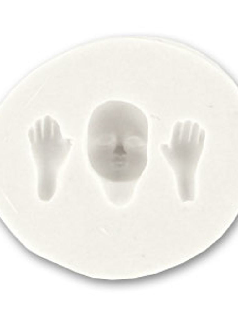 Molde Silicona WeMoule - Cara y Manos 1