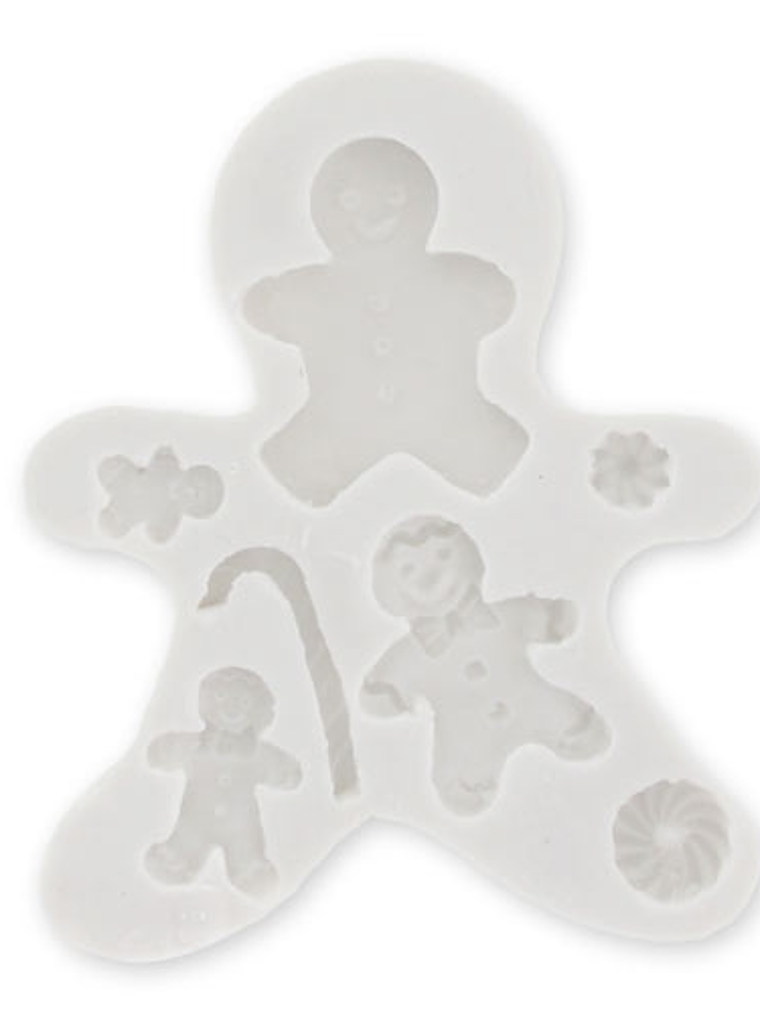 Molde Silicona WeMoule - Muñecos de Jengibre 1